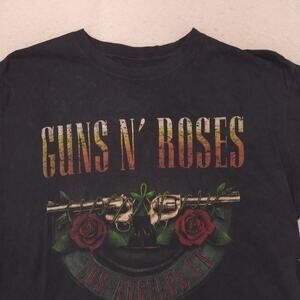 Guns N Roses Short Sleeve Graphic Band T Shirt Adult Mens Size Medium M Black